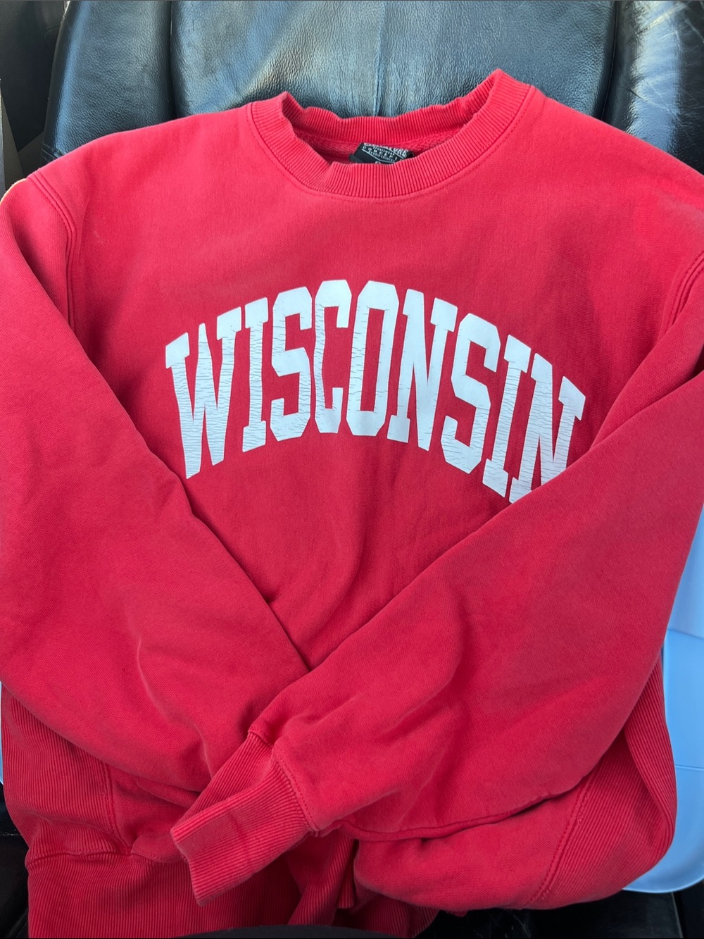 Signature Red Wisconsin Crewneck Sweatshirt